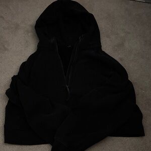 lululemon scuba halfzip cropped hoodie
